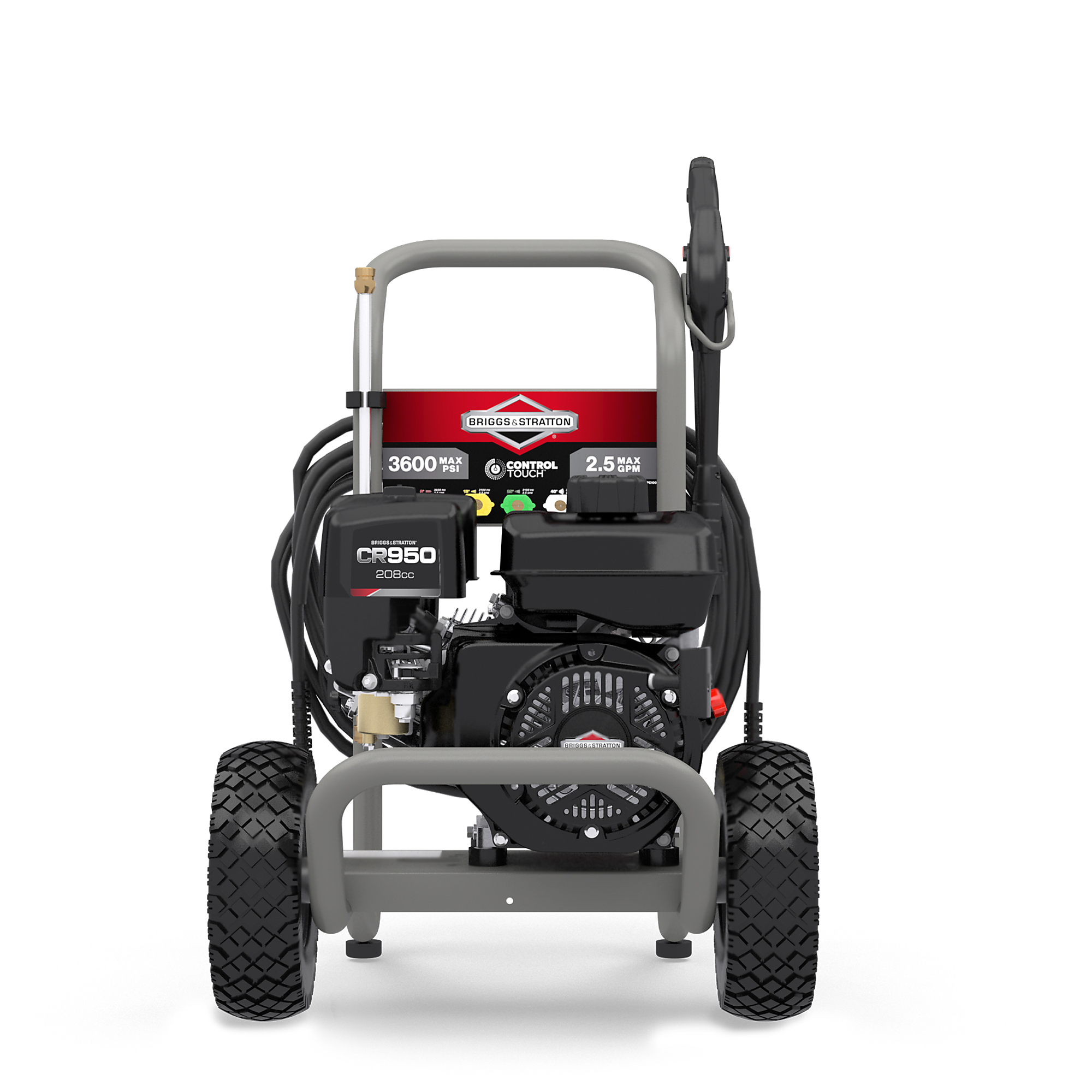 Briggs & Stratton Gas Pressure Washer — 3600 PSI, Control Touch, CR950 Engine, Model# 022021